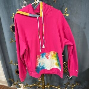 Scotch & soda pink hoodie L